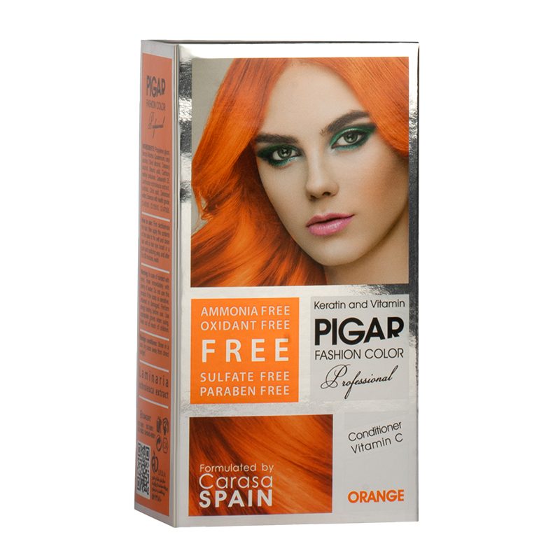 Fantasy Hair Color — Orange