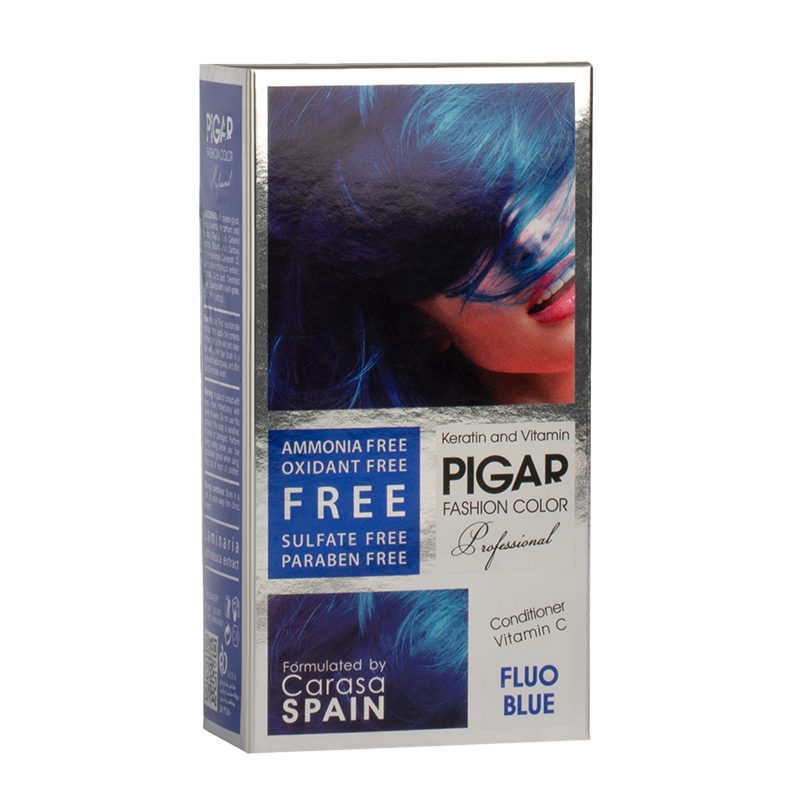Fantasy Hair Color — Neon Blue